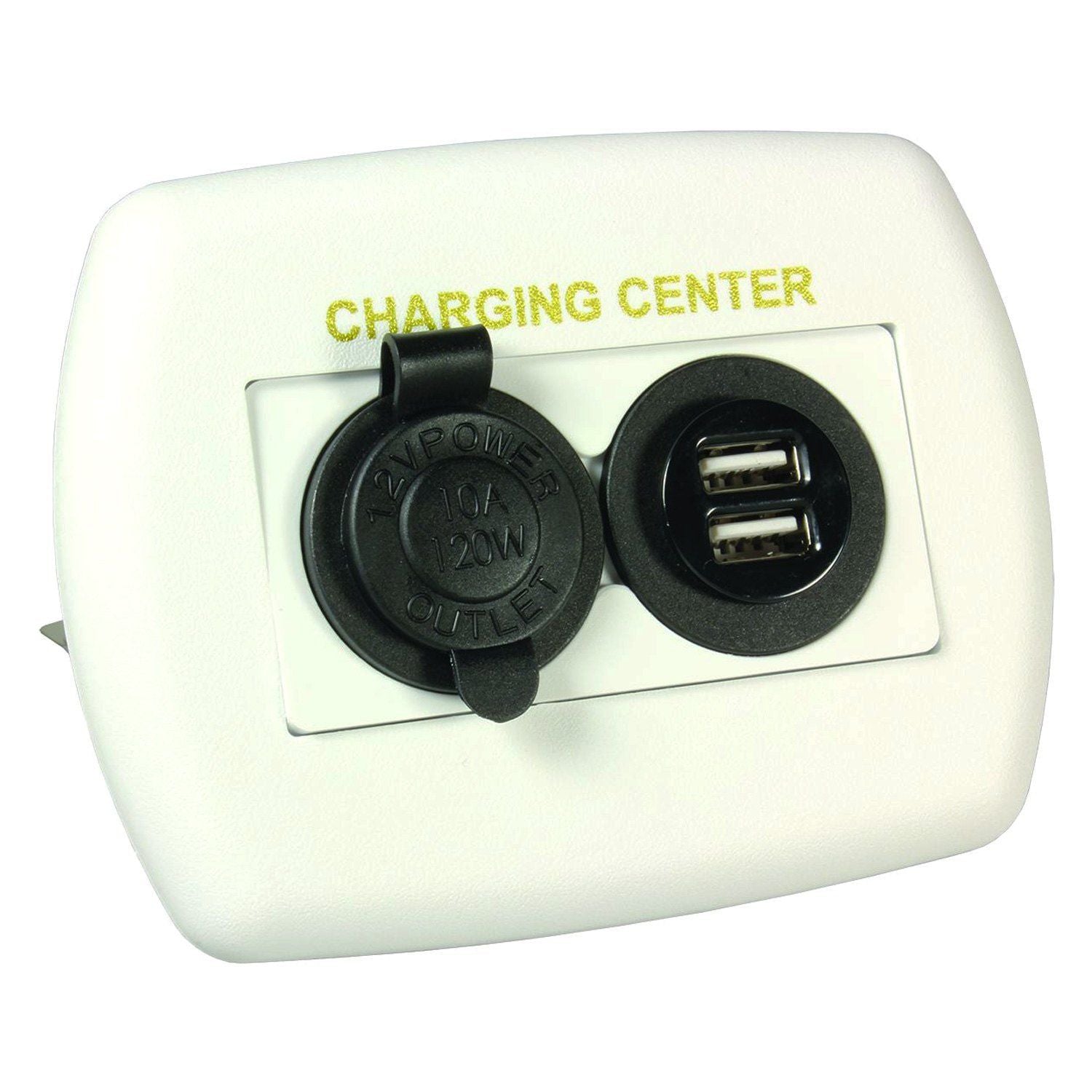12V/USB CHARGING STATION WHITE