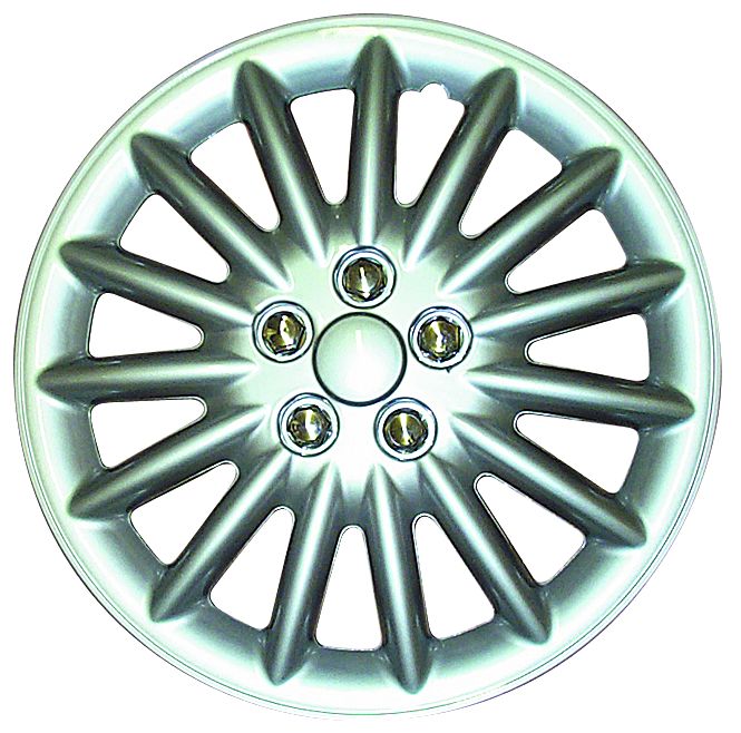 RTX 18817P - (4) ABS Wheel Covers - Silver 17"