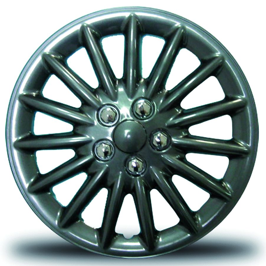 RTX 18816GM - (4) ABS Wheel Covers - Gunmetal 16"