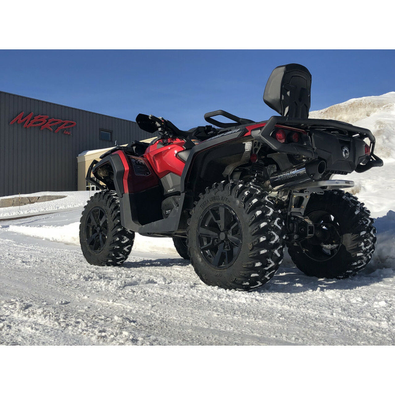 MBRP AT-9209PT - Performance 5" Single Slip-on Series for Can-Am Outlander/Outlander Max 500/650/800/1000 13-15, 650/850/1000R 16-21