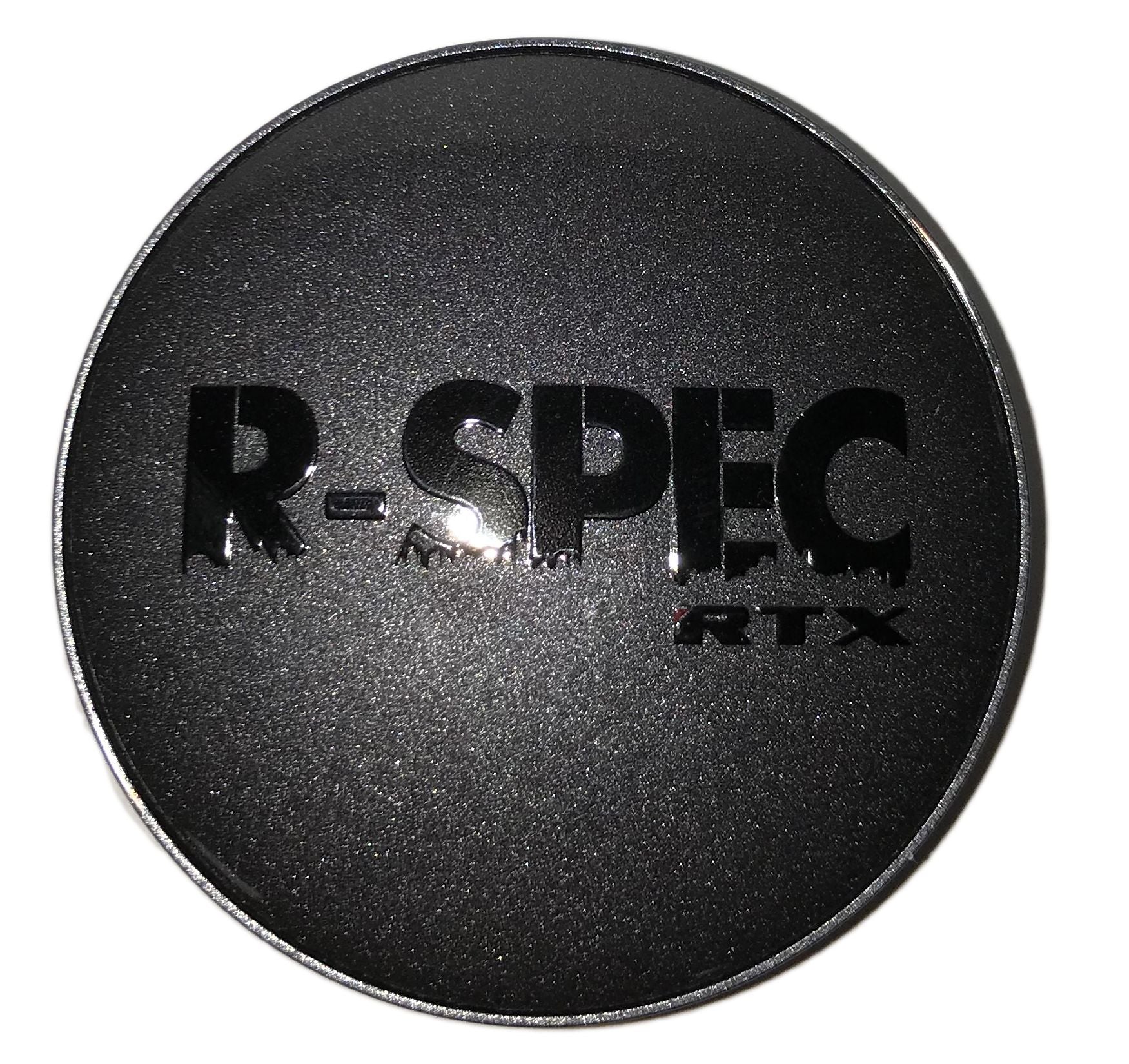 RTX R-Spec 210K62ALE1 - Cap Gunmetal Curved w/Black R-Spec Gunmetal Background