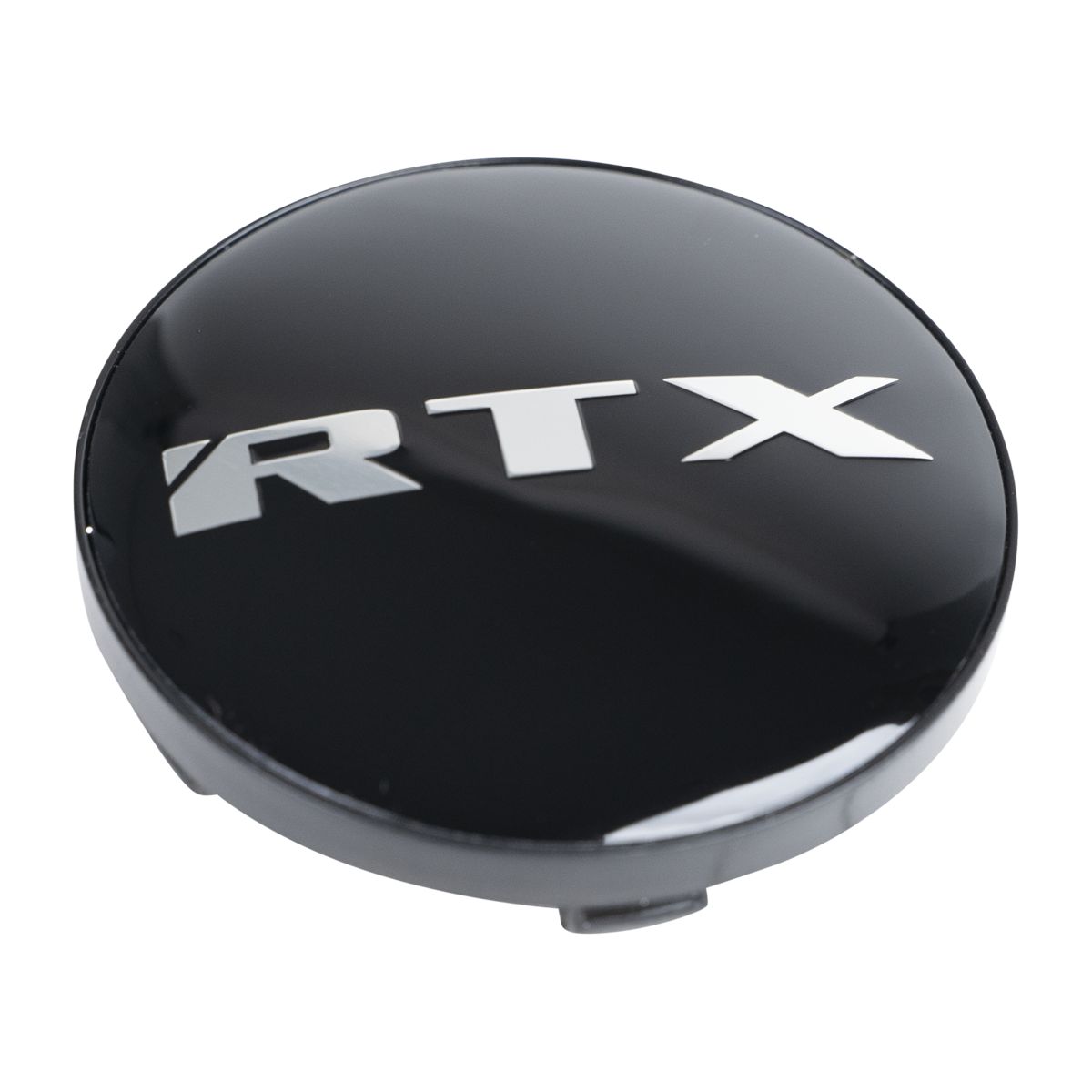 210K62RTB - Center Cap Satin Black Flat Logo Black RTX Chrome