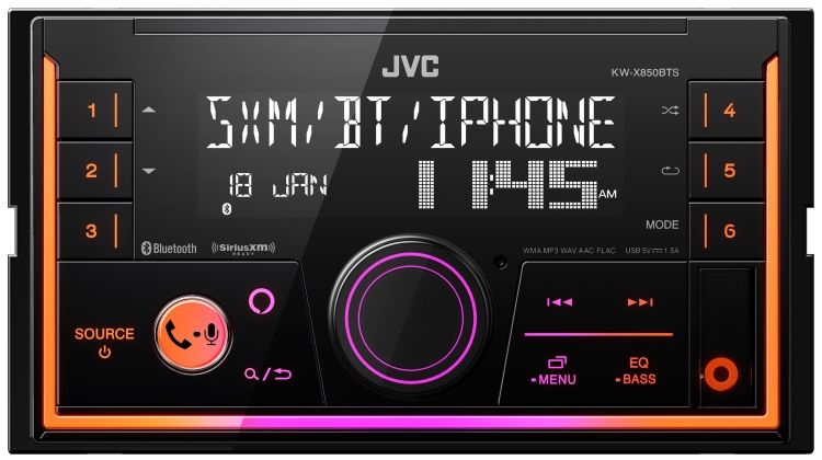JVC KW-X850BTS - 2-Din Digital Multimedia Receiver