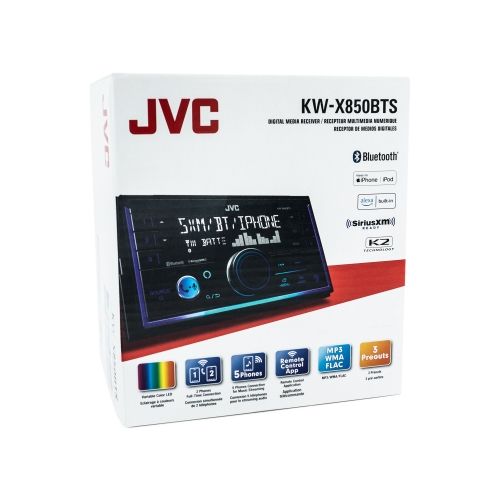JVC KW-X850BTS - 2-Din Digital Multimedia Receiver