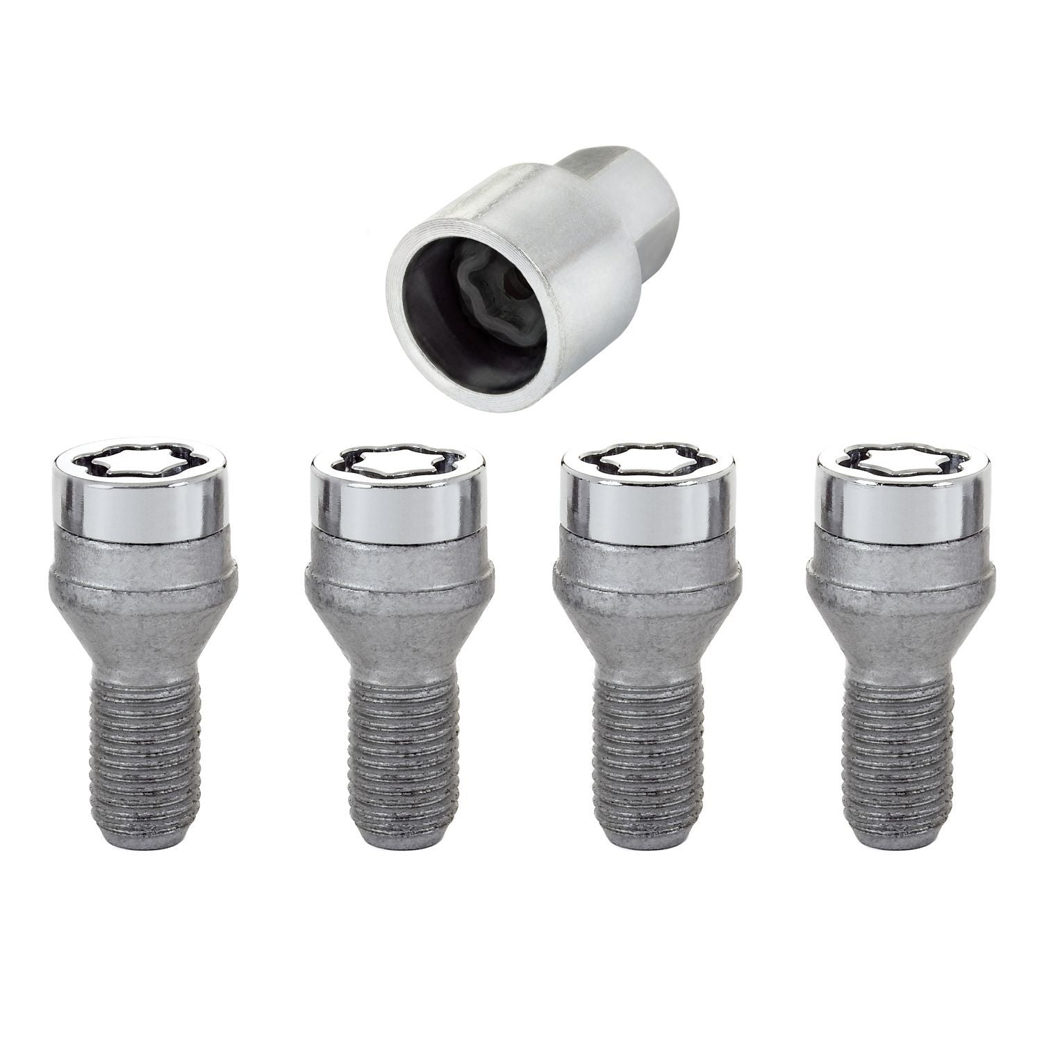 McGard 27216 - (4) Lock Bolts Conical 12X1.25 Hex 17mm