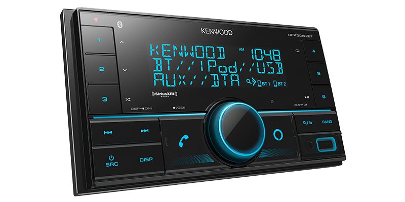 Kenwood DPX305MBT - 2-Din Sized Digital Media Receiver with Bluetooth 22W x4