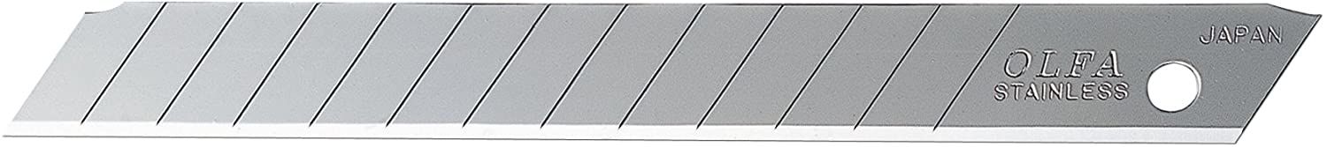 9mm Stainless Steel Snap-Off Blade, 50-Pack