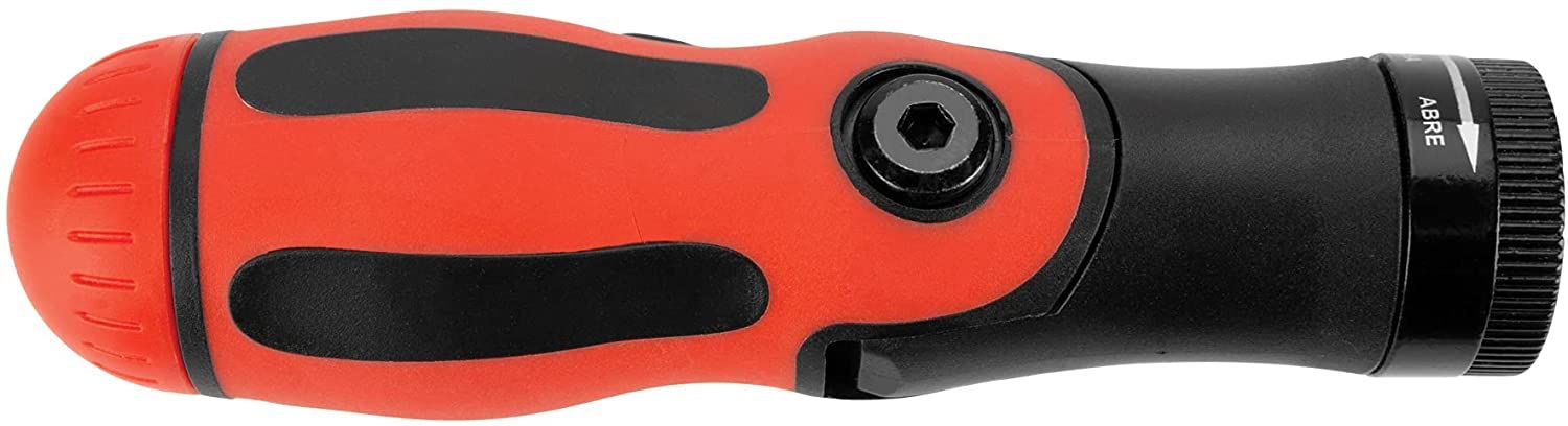 Performance Tool W729 - 2-in-1 Multifunctional Screwdriver and Saw with 2-position locking handle, bits and saws included