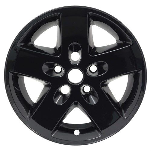 7907-GB - (4) 17'' Gloss Black ABS OEM Style Wheel Skins WRANGLER 07-17