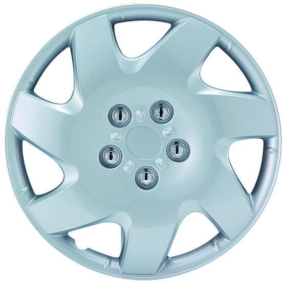 RTX 80-885S - (4) ABS Wheel Covers - Silver 15"