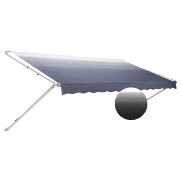 Dometic Corp 848NR20.40TB - 8500 Patio Awning, Onyx, 20', White Weathershield/ White End Cap