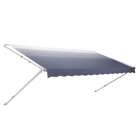 Dometic Corp 848NT17.40TB - 8500 Patio Awning, Azure, 17', White Weathershield/ White End Cap