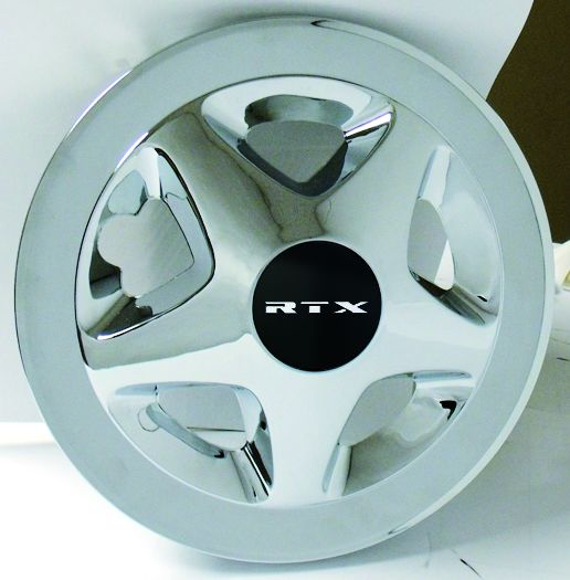 RTX 9708C - ABS Wheel Covers for golf cart and ATV - Chrome 8"(1)