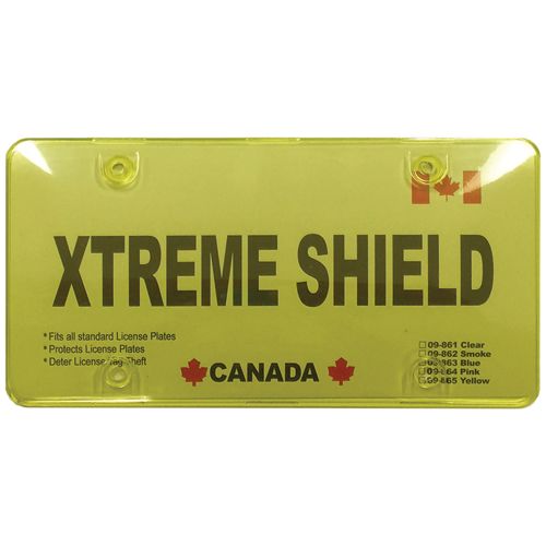 CLA 09-865 - Yellow License Plate Protector