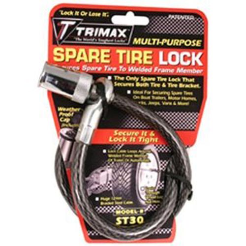 TRIMAFLEX SPARE TIRE CABLE LOCK, 36" X 12MM