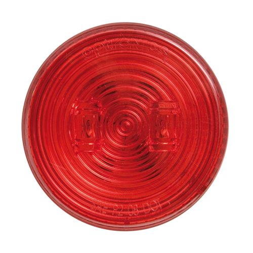 LED 2.5" CLEAR LIGHT, 2 DIODES, RED