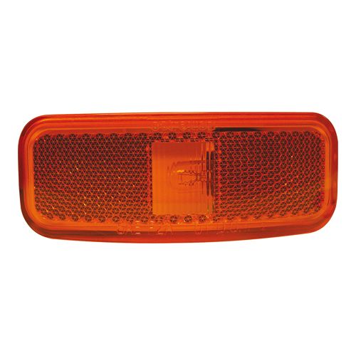 MARKER LIGHT RECTANGLE,2 WIRES, AMBER