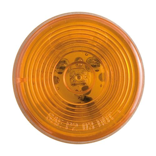 LED 2.5" CLEAR LIGHT, 2-DIODE, AMBER