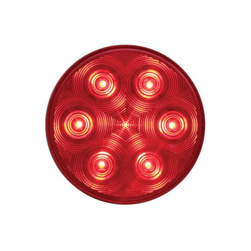 7 LED TAIL LIGHT, ROUND, Red