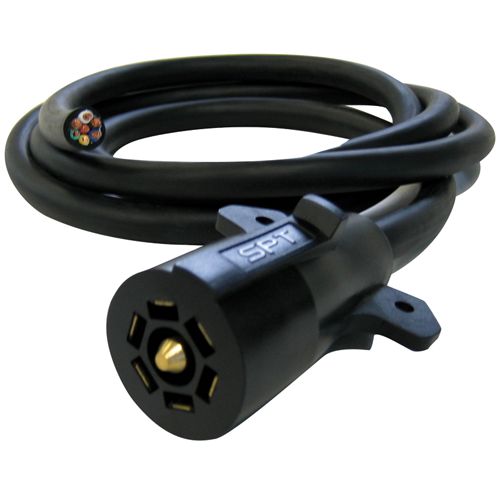 7 FT BLACK COLD WEATHER CABLE W/ SEALED RV CONNECTOR