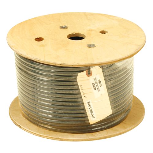(100 FT) GREY JACKETED TRAILER CABLE 2-WIRE 14 GA