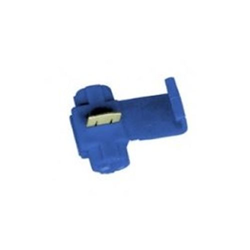 (100/PACK) INSULATED INSTANT CONNECTORS BLUE 16-14 GA