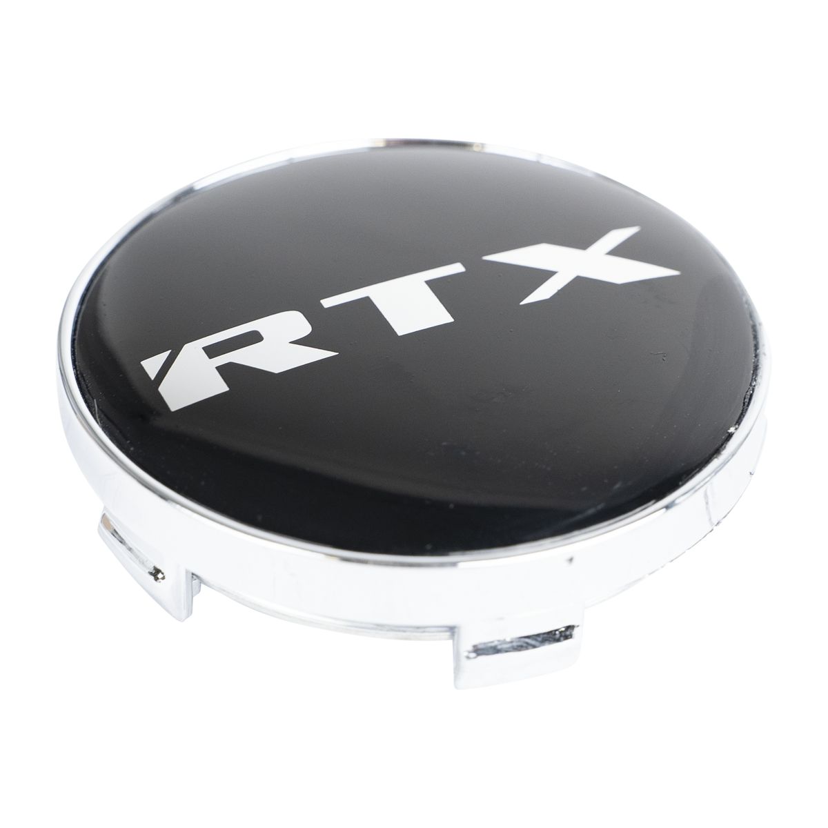 RTX BC007RTXB - Chrome Cap with RTX Chrome with Black Background BC007
