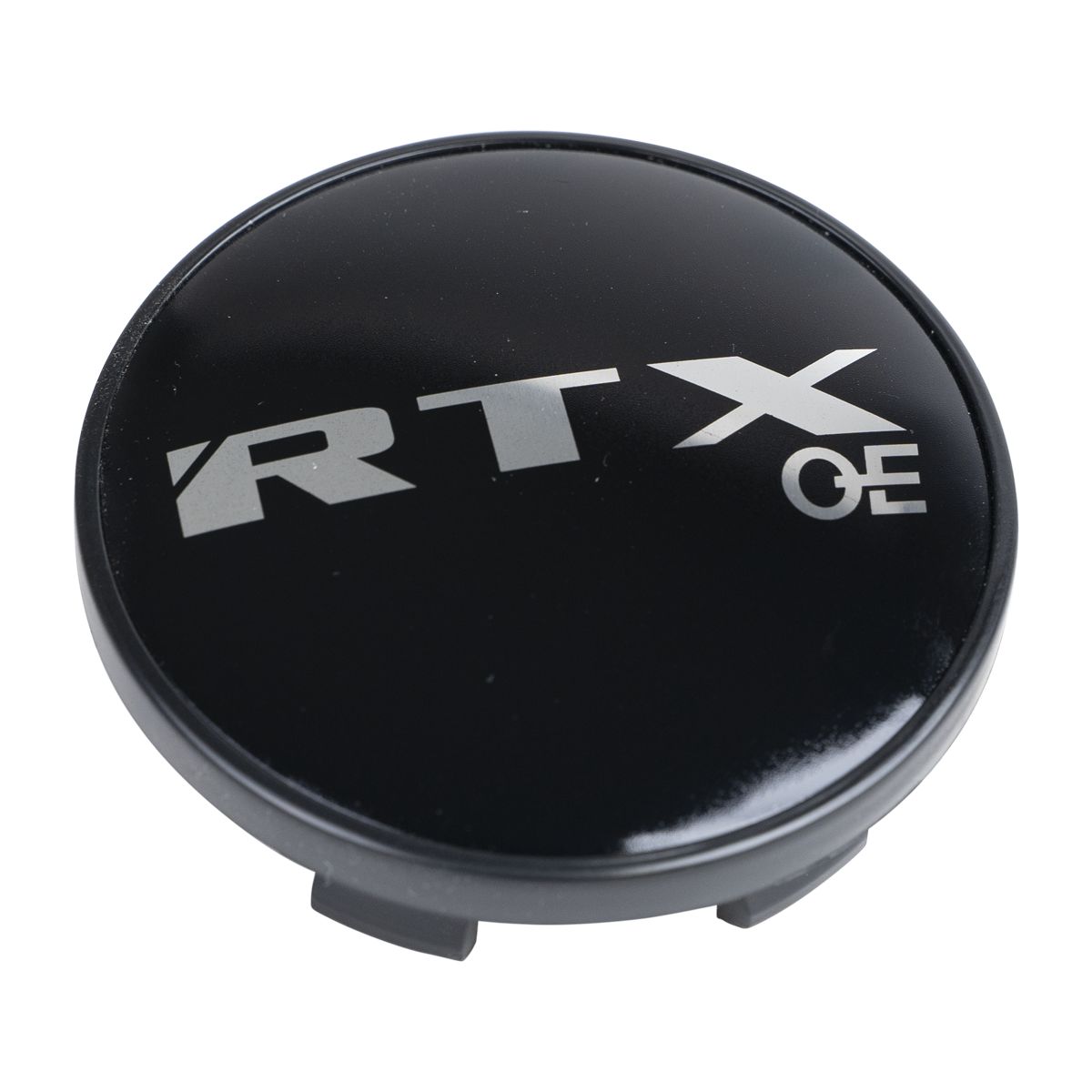 RTX 9098K67B1OE - Center Cap Gloss Black RTXoe Chrome & Black Background