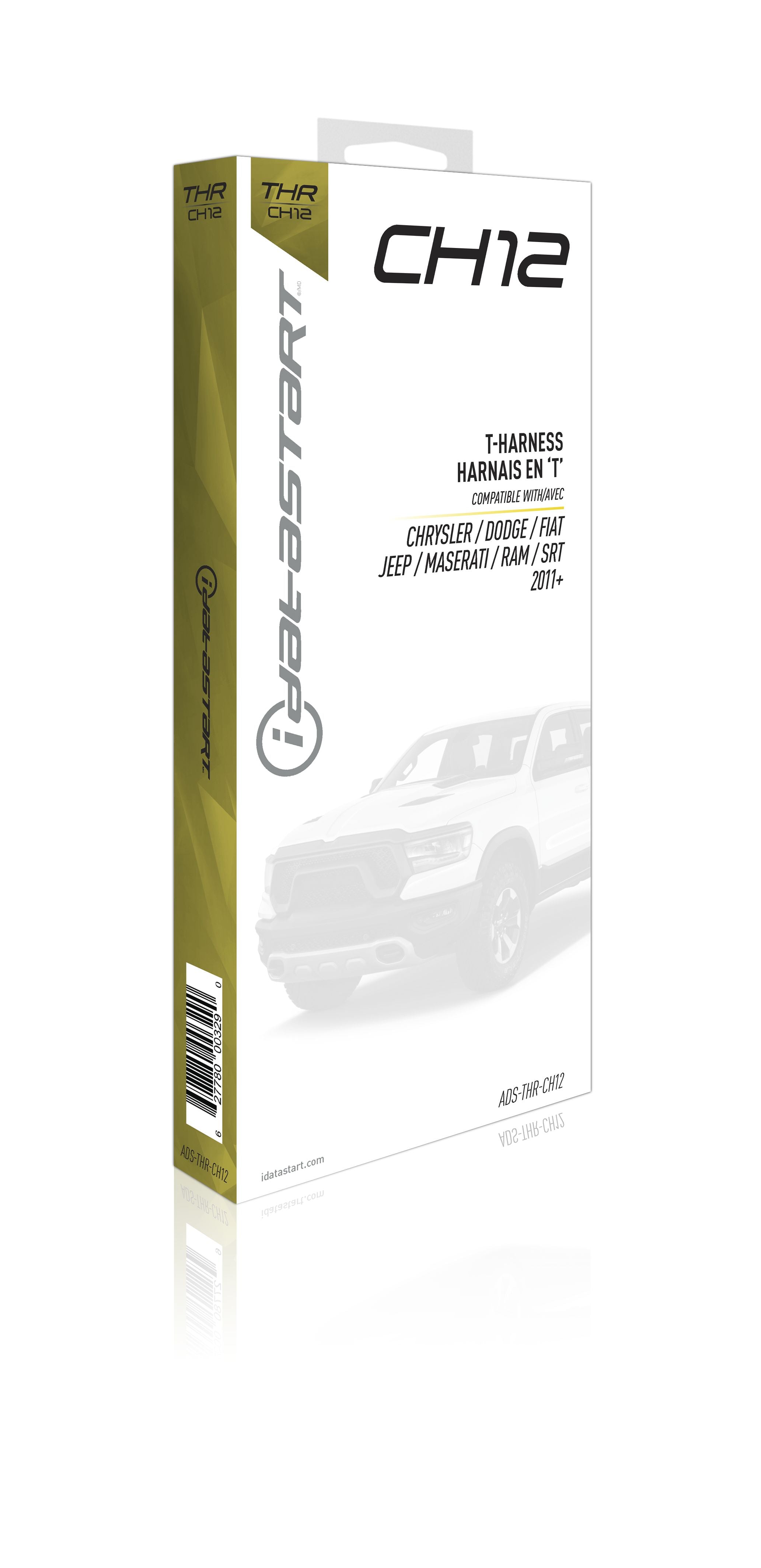 iDatastart ADS-THR-CH12 - T-Harness For Chrysler/Dodge/ Jeep Models 11-20