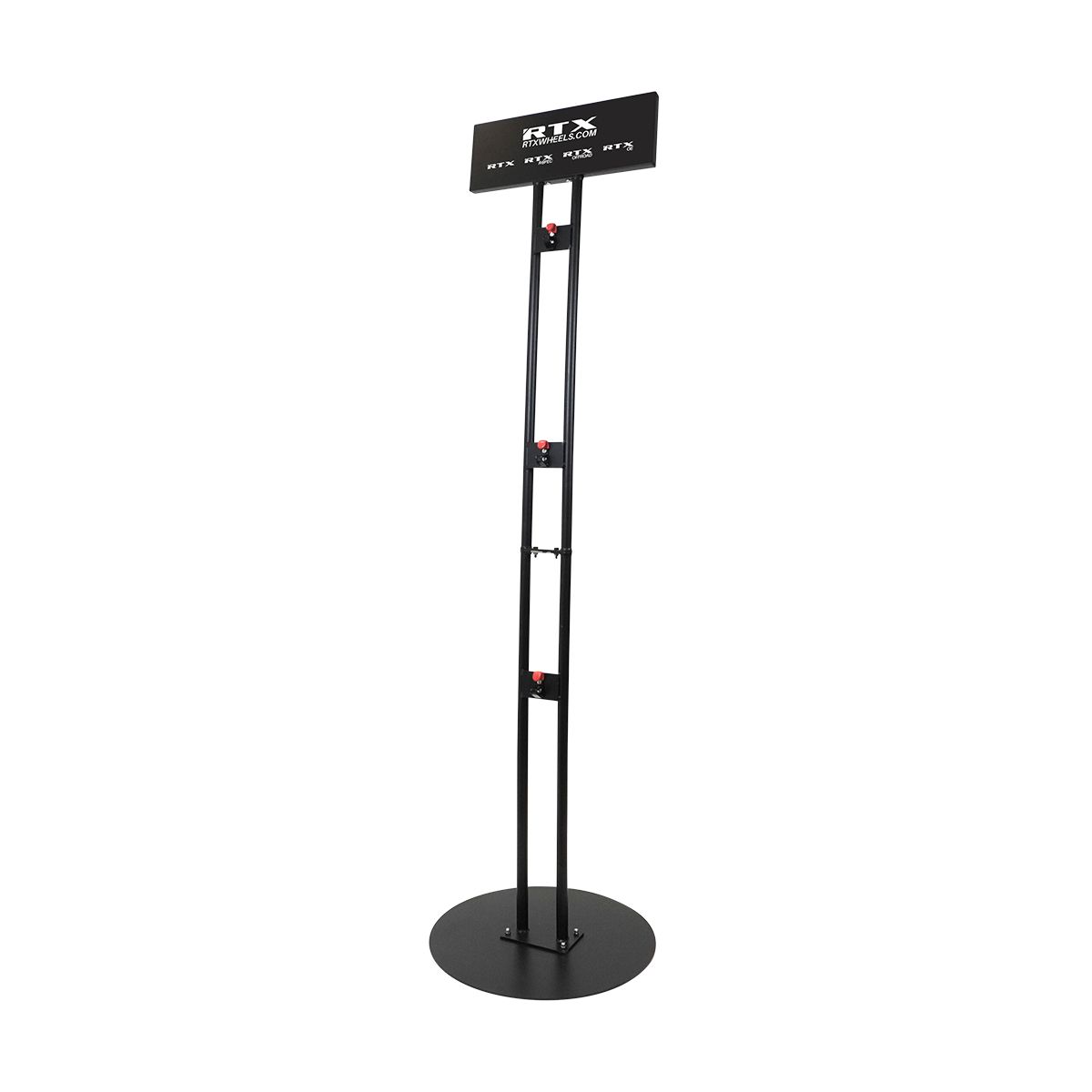 RTX C80 - Black Display Stand for 3 Wheels (14" to 20") with RTX Logo