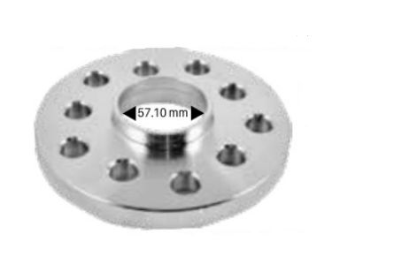 Ceco CD5100/5112-10HC - (2) Hub Centric Spacers 5x100/112 CB57.1 10mm Silver