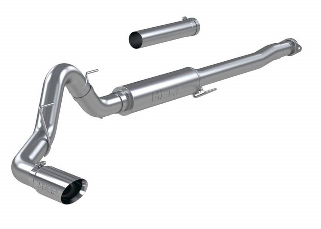 MBRP S5209409 - 4" Cat Back Single Side Exhaust System Stainless Steel T409 for Ford F-150 21 2.7L/3.5L Ecoboost, 5L