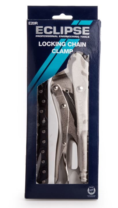 Locking Chain Clamp Pliers, 20" Size, 18" Jaw Capacity