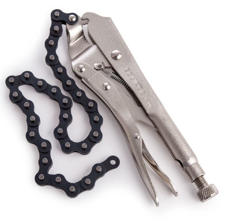 Locking Chain Clamp Pliers, 20" Size, 18" Jaw Capacity