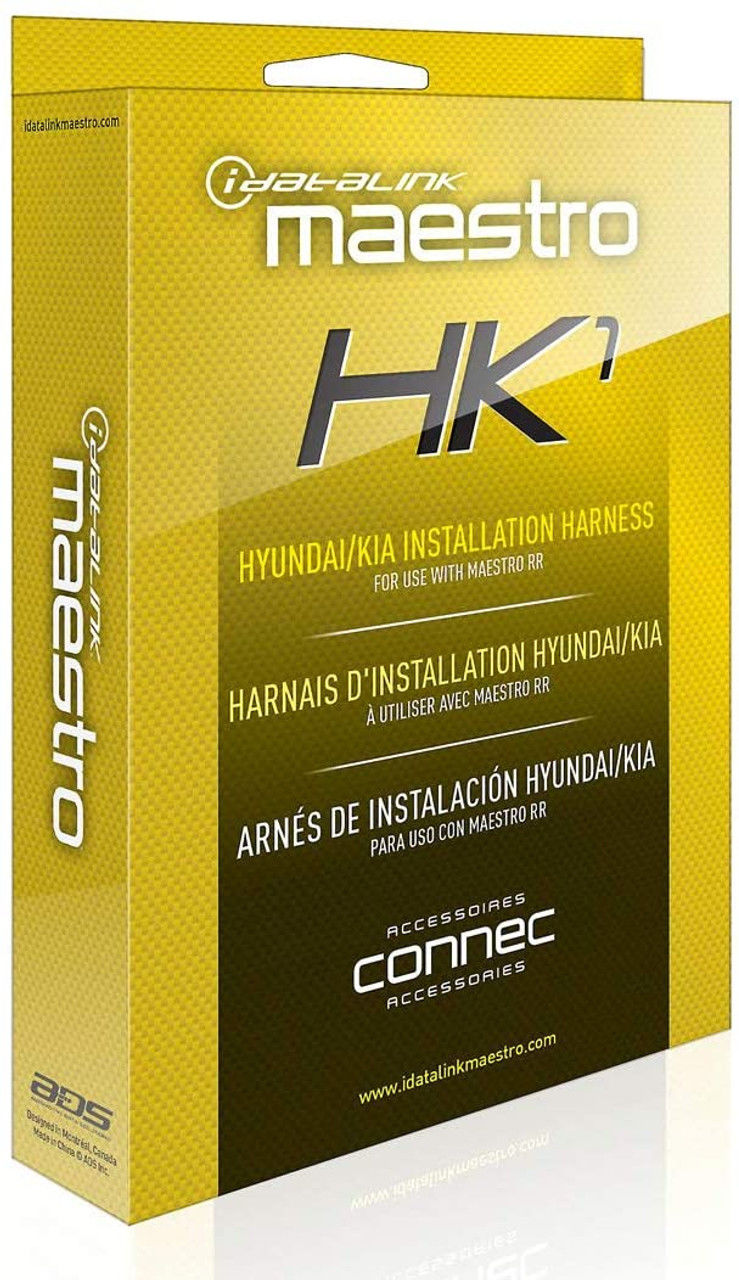 Maestro HRN-HRR-HK1 - HK1 Plug and Play T-Harness for Hyundai and Kia Vehicles