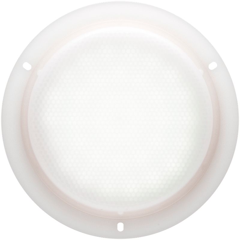 Optronics ILL124CPG - ILL124 Series, 36-LED 6" Dome Light With GloLight Lens, Surface Mount, 0.180 Male Bullets