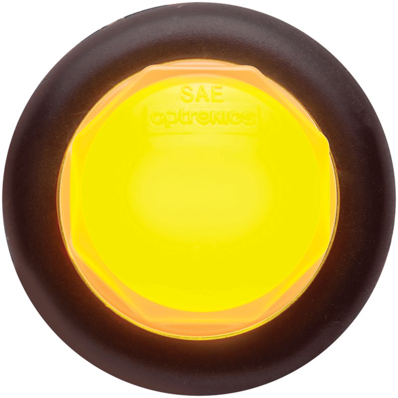 Optronics MCL110AKB - MCL110 Series, Yellow 3/4" PC Rated Marker/Clearance Light Kit With Grommet