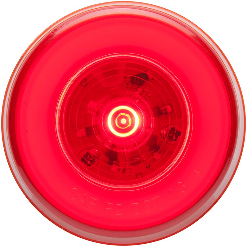 Optronics MCL157RB - MCL157 Series, Red Round 2.5" Marker/Clearance LED Light With Grommet Mount