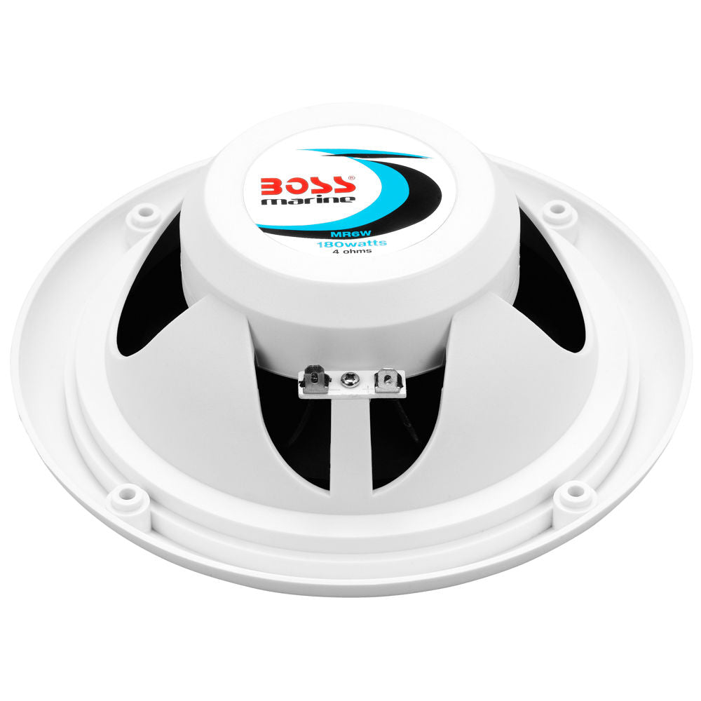Boss MR6W - 6.5" Dual Cone 180W Marine Full Range Speakers. (Sold in Pairs)