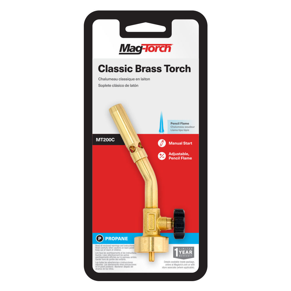 Mag-Torch 421714 - Classic Brass Torch