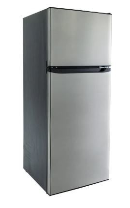 Norcold N10DCSSR - Polar 10DC Stainless Steel Refrigerator, Right-Hand, 10 CF
