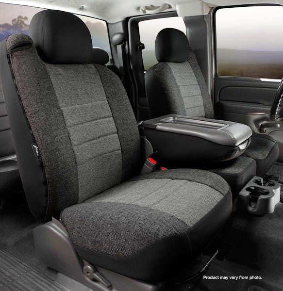 FIA® • OE38-30 CHARC • OE • Original equipment tweed custom fit truck seat covers.