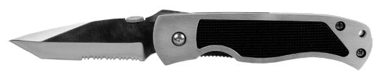 Performance Tools W458 - Folding Utility Knive 4" Stainless Steel With Case