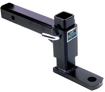 Reese 21141 - Adjustable Trailer Hitch Ball Mount, 5,000 lbs. Capacity, Fits 2 in. Receiver, 7-1/2 in. Drop, Black