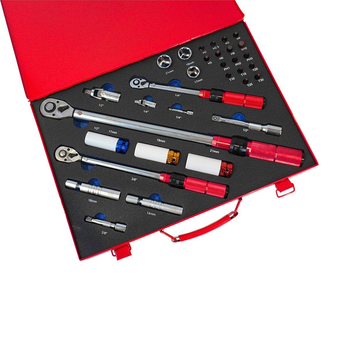 Torque Wrench Kit with 1/2", 3/8" and 1/4" Drives
