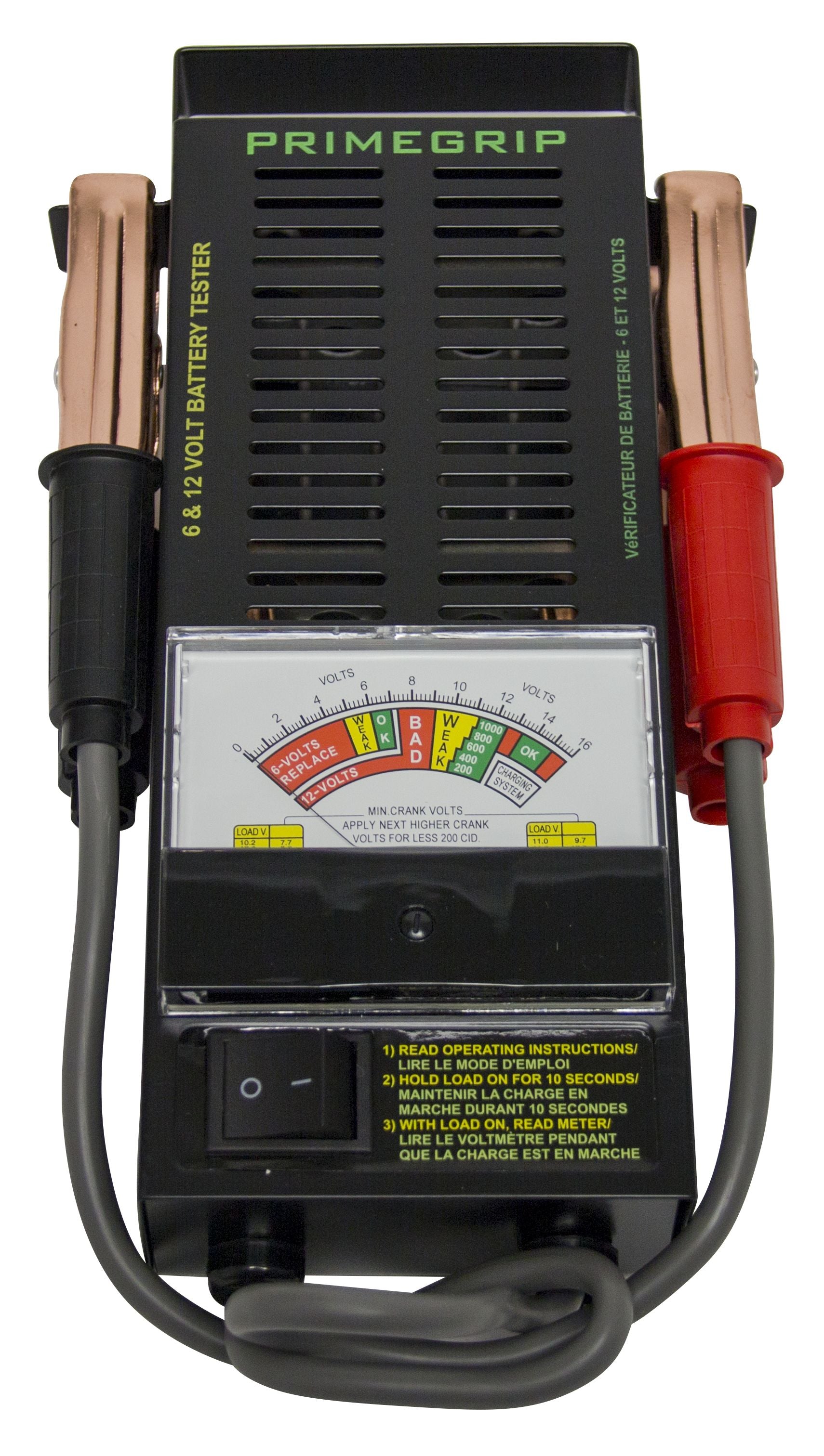 Battery Tester 6/12 Volts, 100 AMP