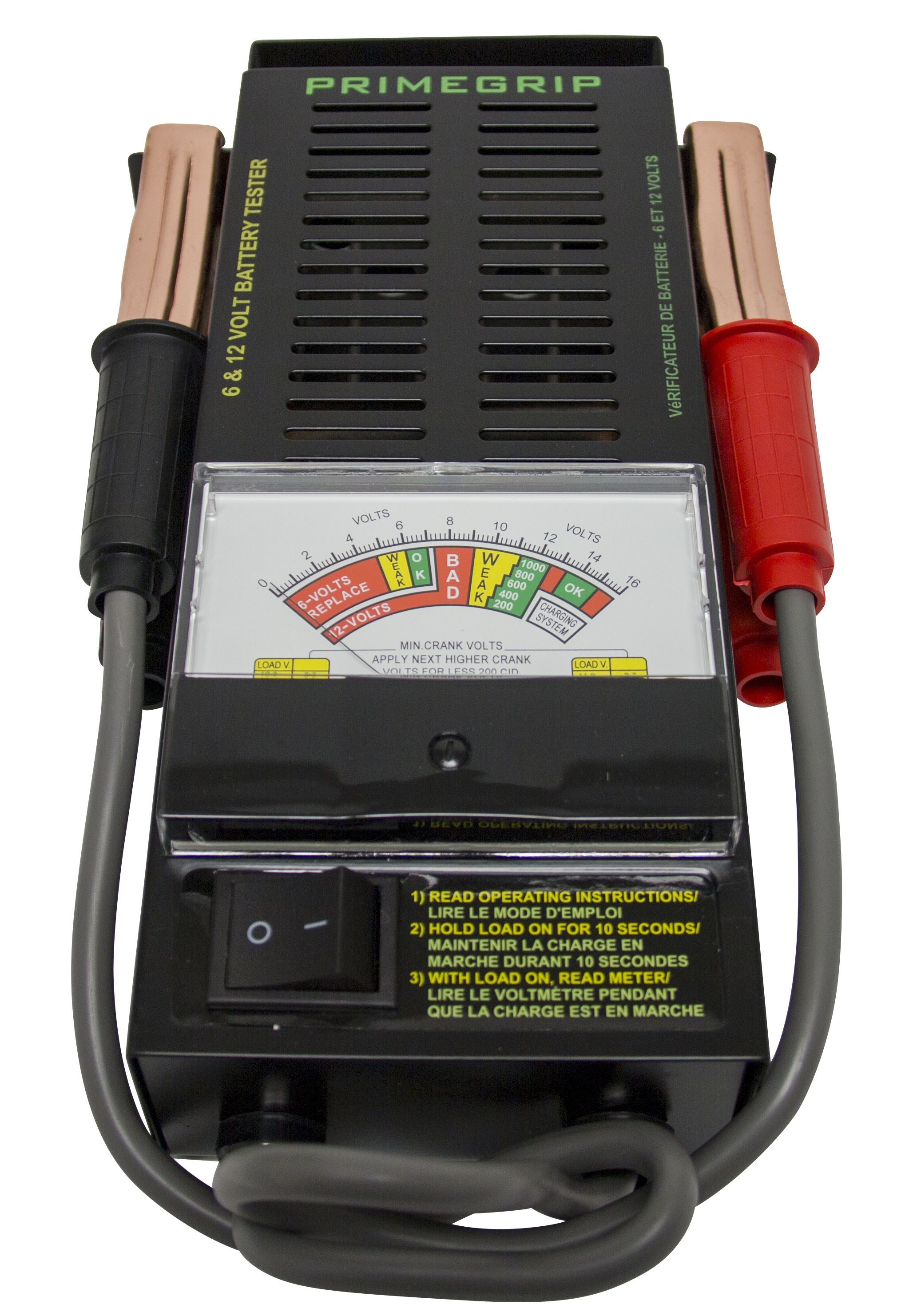 Battery Tester 6/12 Volts, 100 AMP