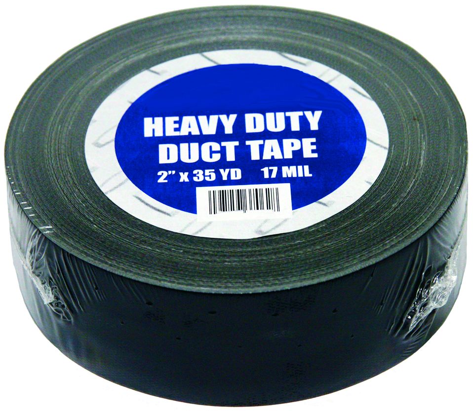 Duct Tape Black 2" x105' 17 MIL