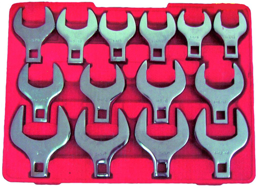 Crowfoot Wrench Set - 14 Pieces