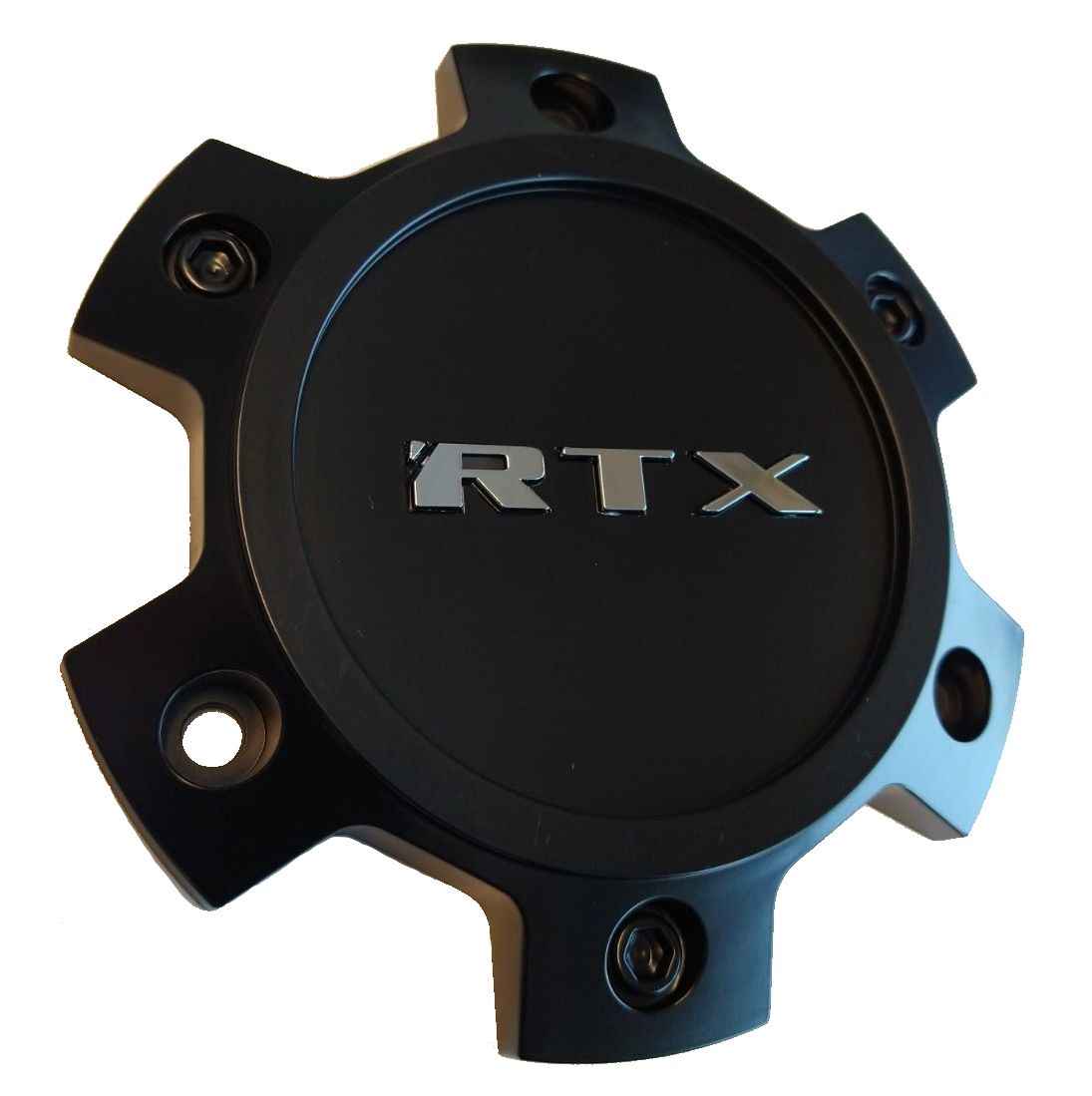 RTX 1124L129AB1M5CH - Center Cap Satin Black RTX Chrome Adventure 6x130 (3) M6xL10